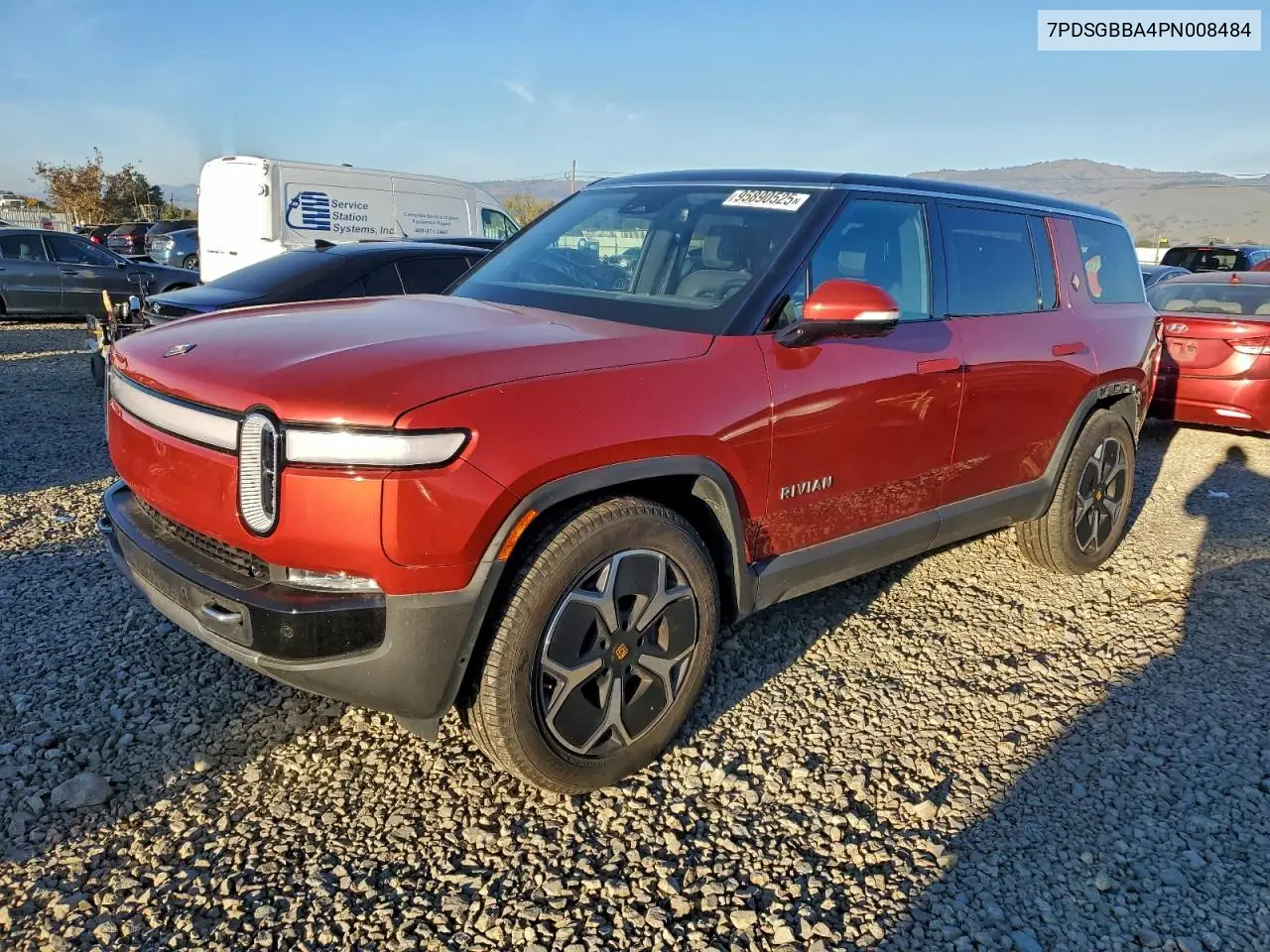 2023 Rivian R1S Adventure VIN: 7PDSGBBA4PN008484 Lot: 95890525