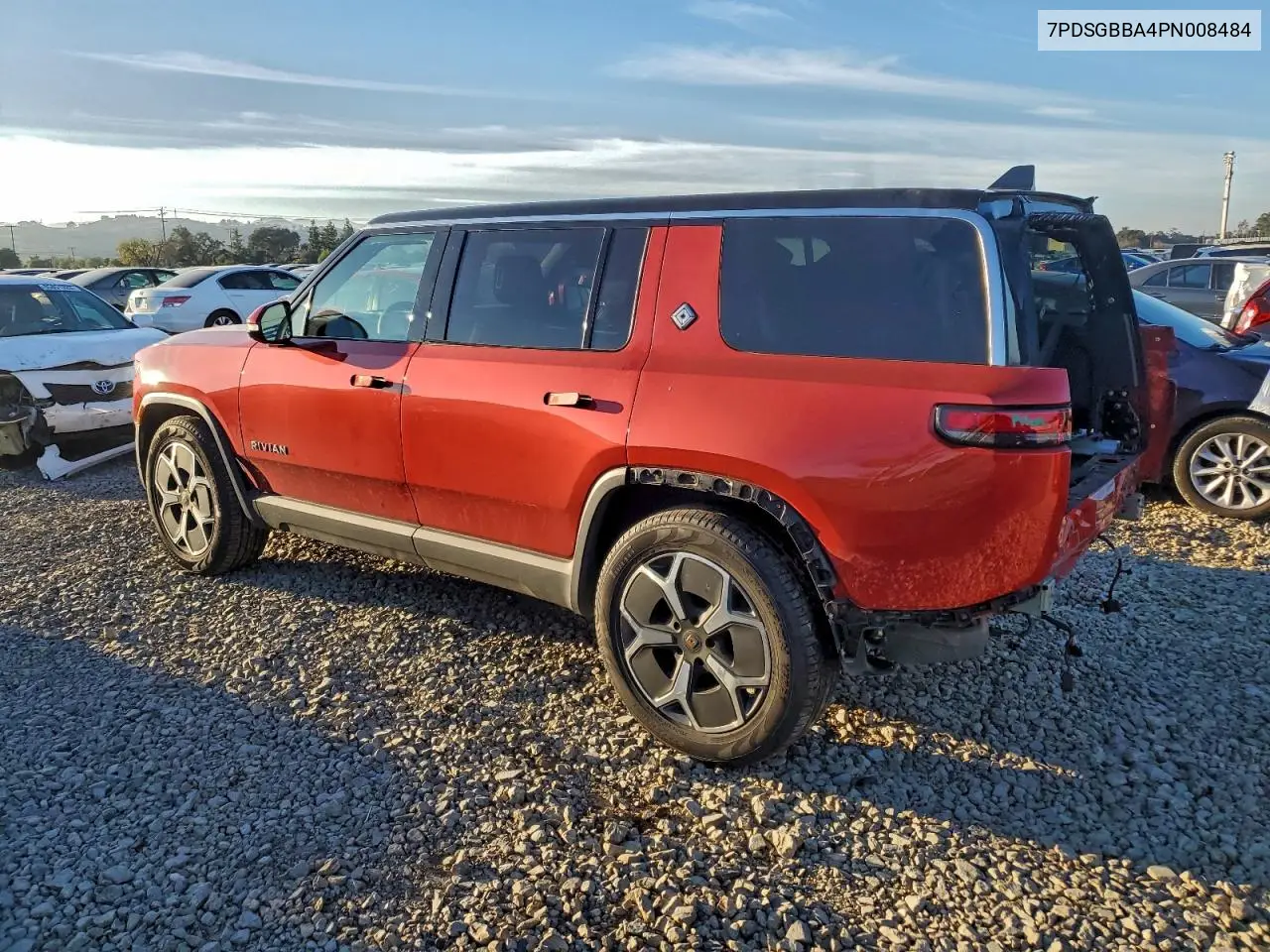 2023 Rivian R1S Adventure VIN: 7PDSGBBA4PN008484 Lot: 95890525
