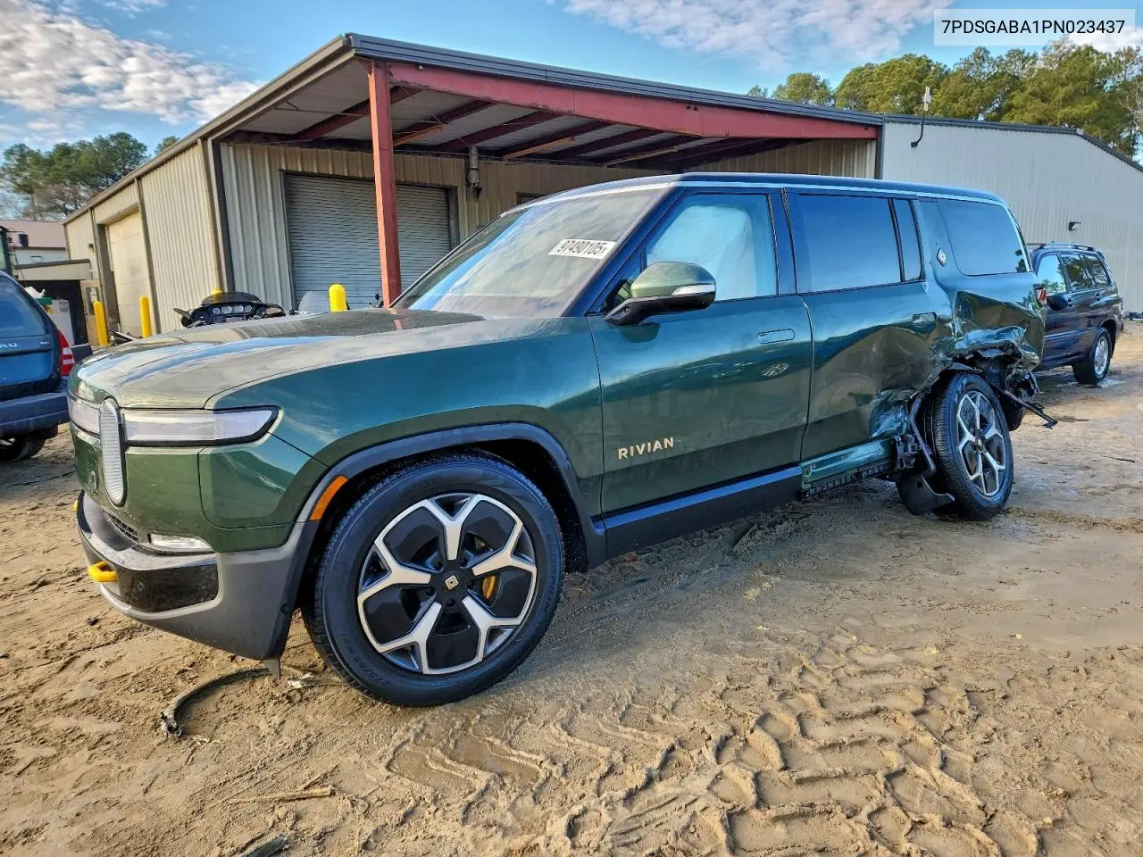 2023 Rivian R1S Adventure VIN: 7PDSGABA1PN023437 Lot: 97490105