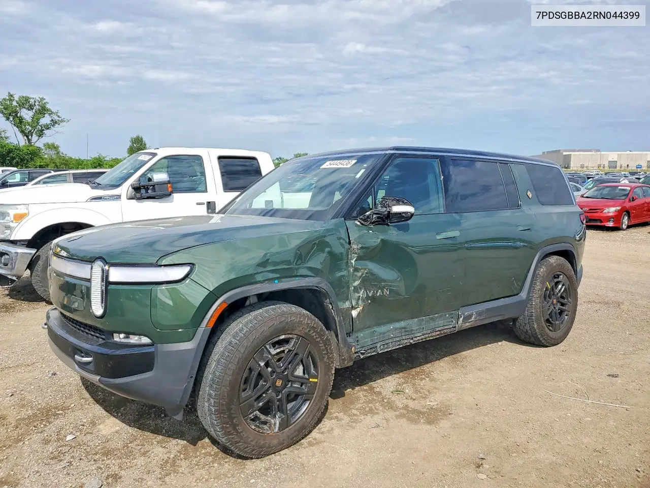 2024 Rivian R1S Adventure VIN: 7PDSGBBA2RN044399 Lot: 54449436