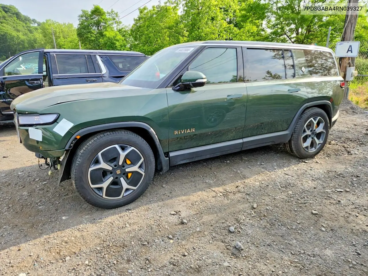 2024 Rivian R1S Adventure VIN: 7PDSGABA4RN039327 Lot: 56823986