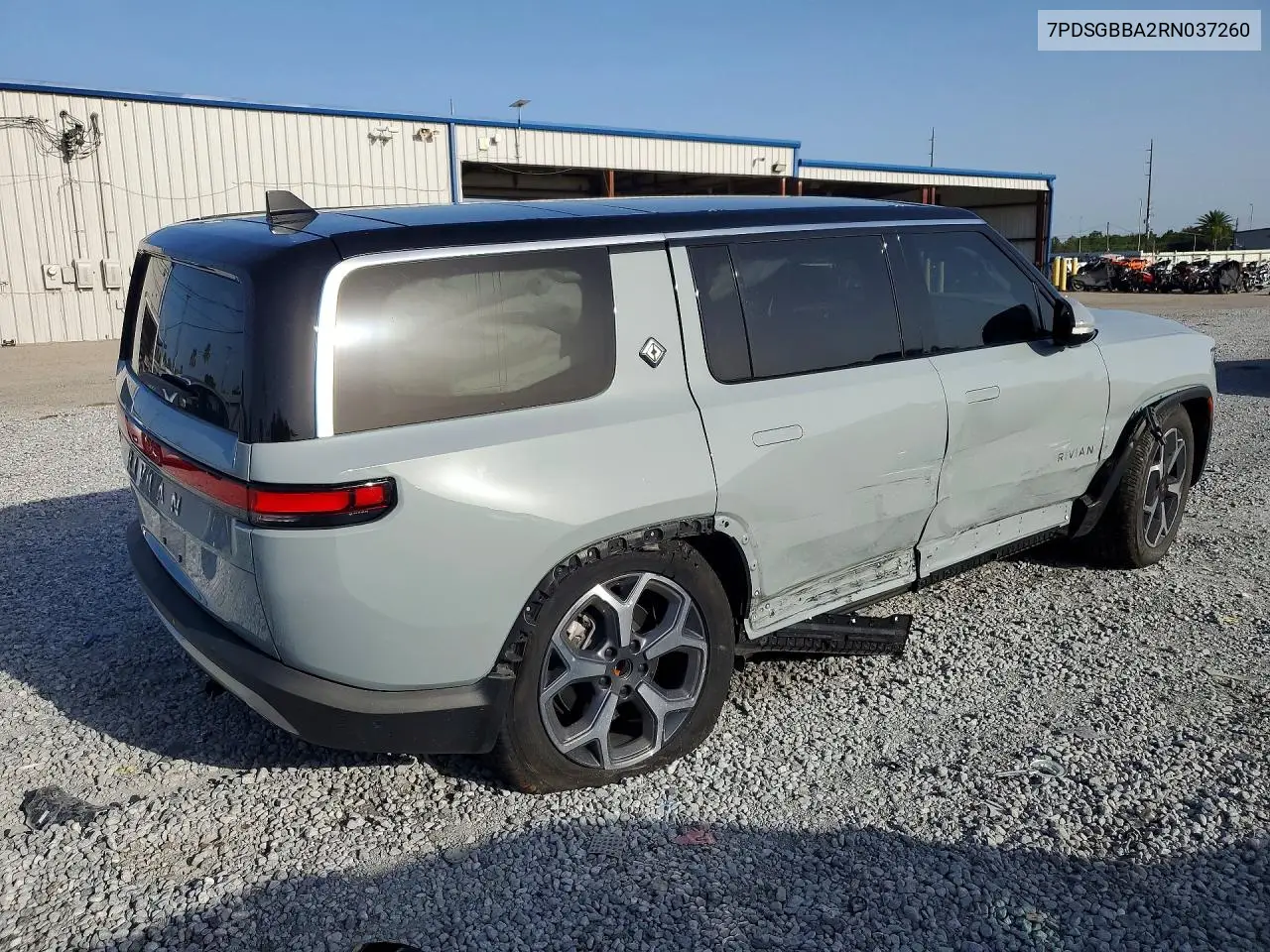 2024 Rivian R1S Adventure VIN: 7PDSGBBA2RN037260 Lot: 60417046
