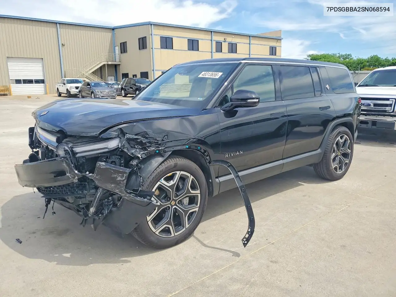 2025 Rivian R1S Adventure VIN: 7PDSGBBA2SN068594 Lot: 48313656