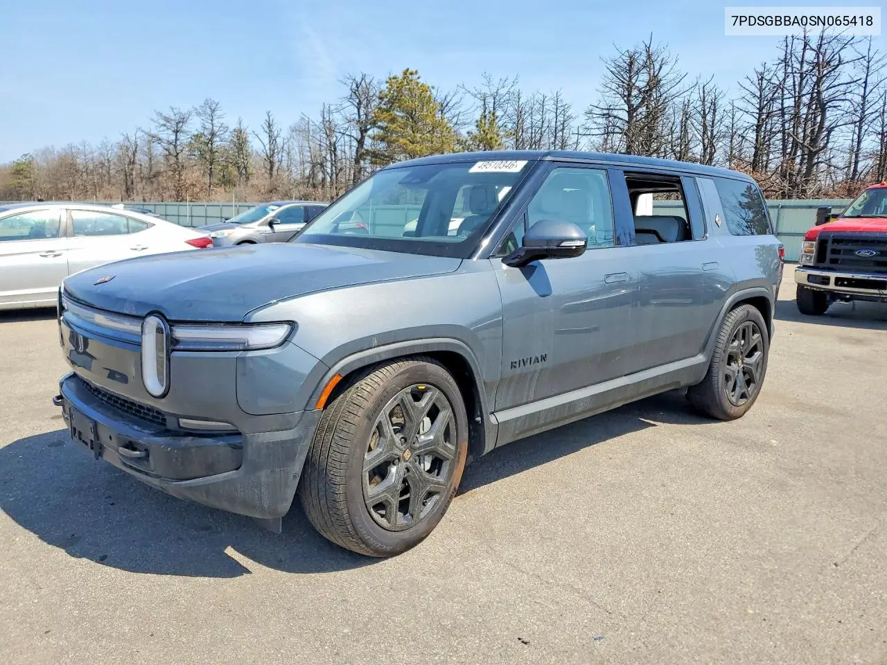2025 Rivian R1S Adventure VIN: 7PDSGBBA0SN065418 Lot: 49510346