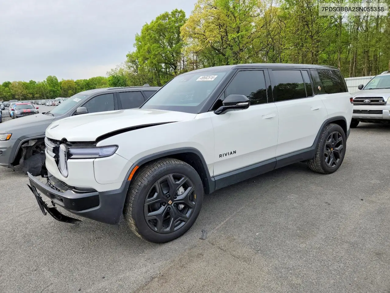 2025 Rivian R1S Adventure VIN: 7PDSGBBA2SN055358 Lot: 49582516