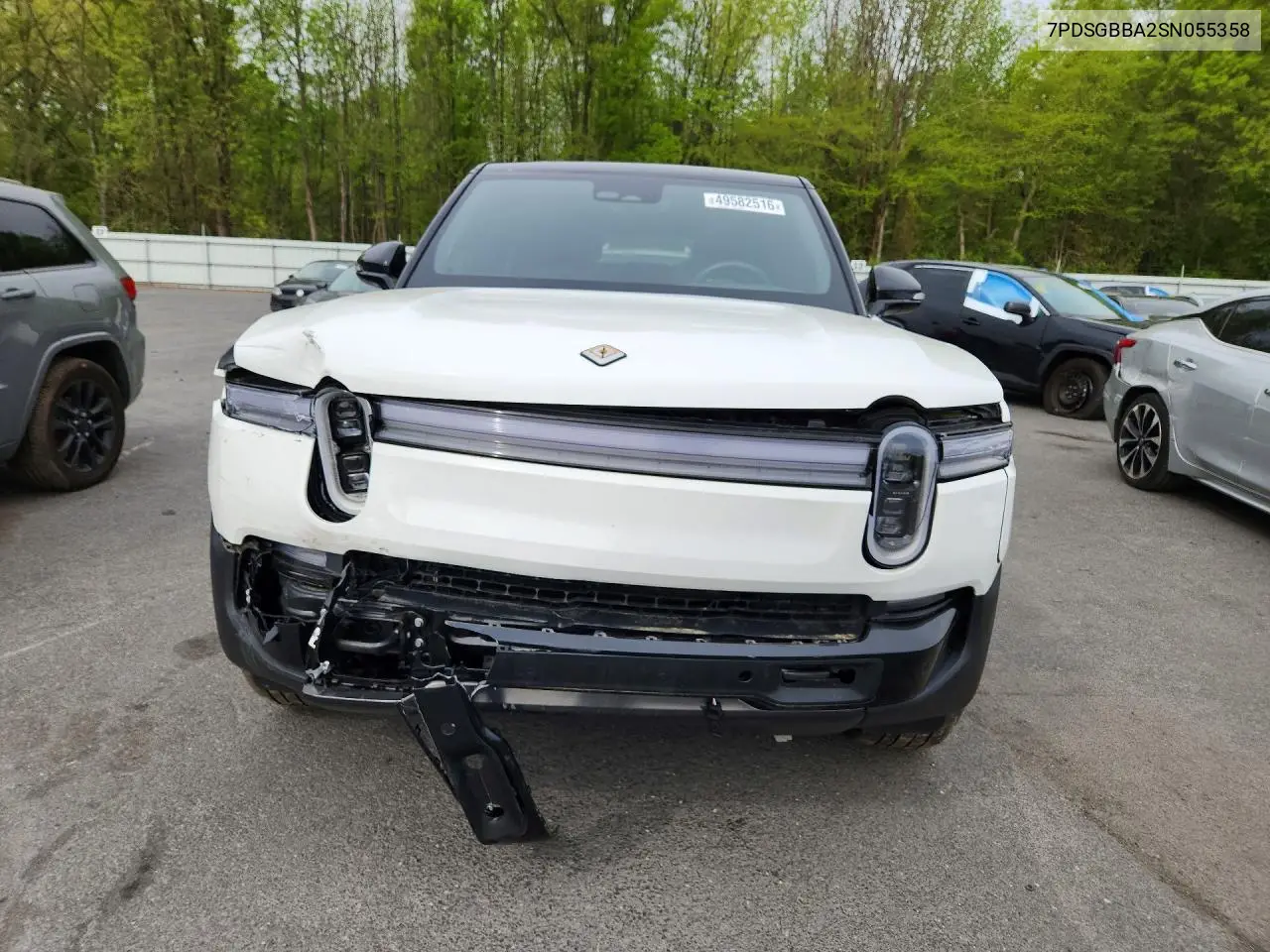 2025 Rivian R1S Adventure VIN: 7PDSGBBA2SN055358 Lot: 49582516