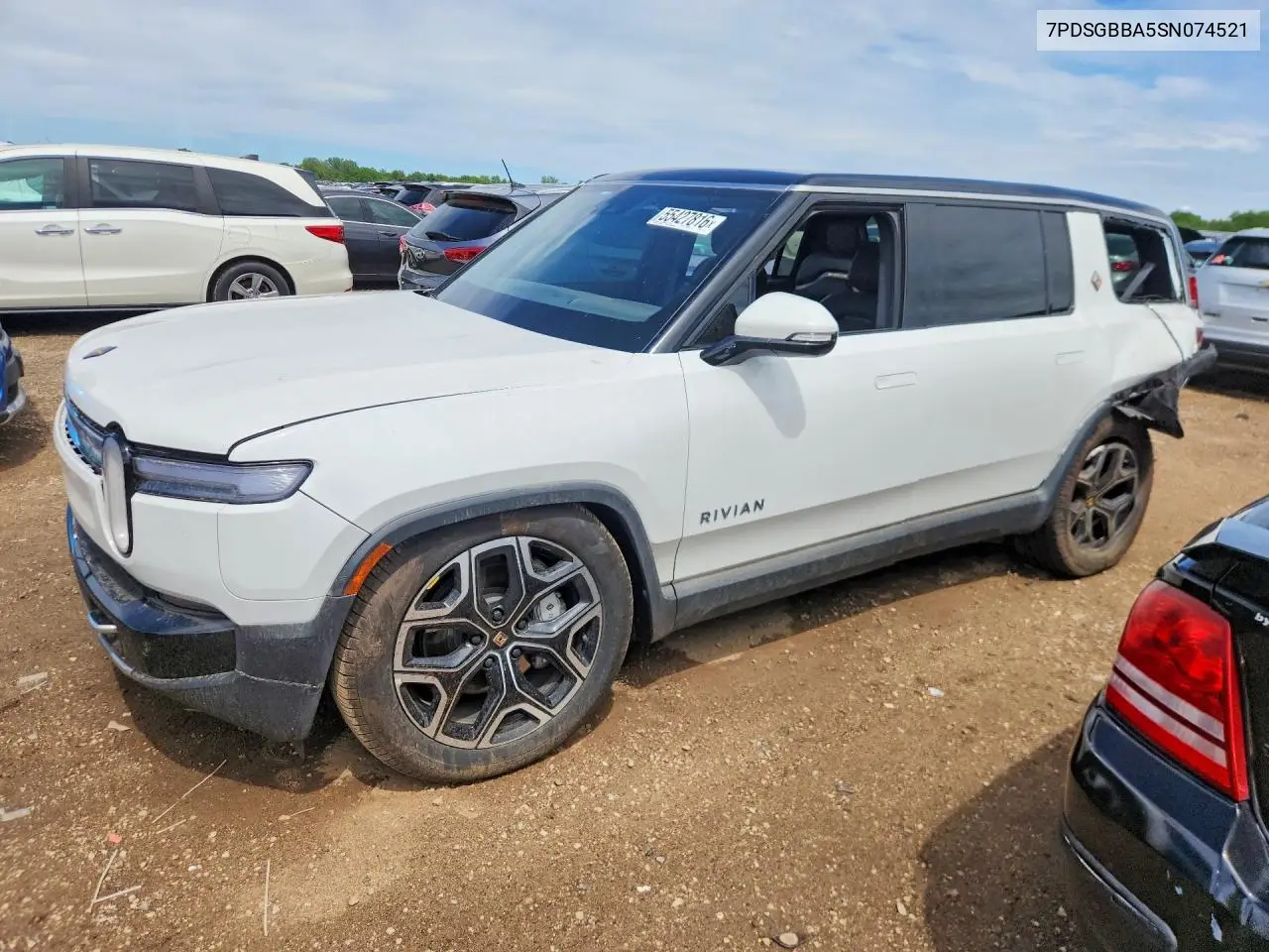 2025 Rivian R1S Adventure VIN: 7PDSGBBA5SN074521 Lot: 56442886