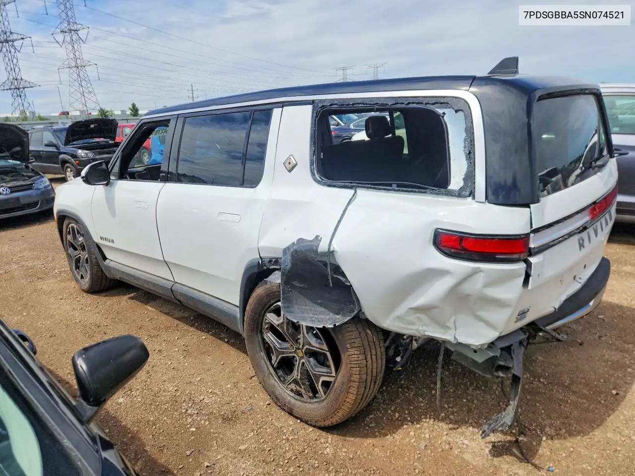 2025 Rivian R1S Adventure VIN: 7PDSGBBA5SN074521 Lot: 56442886