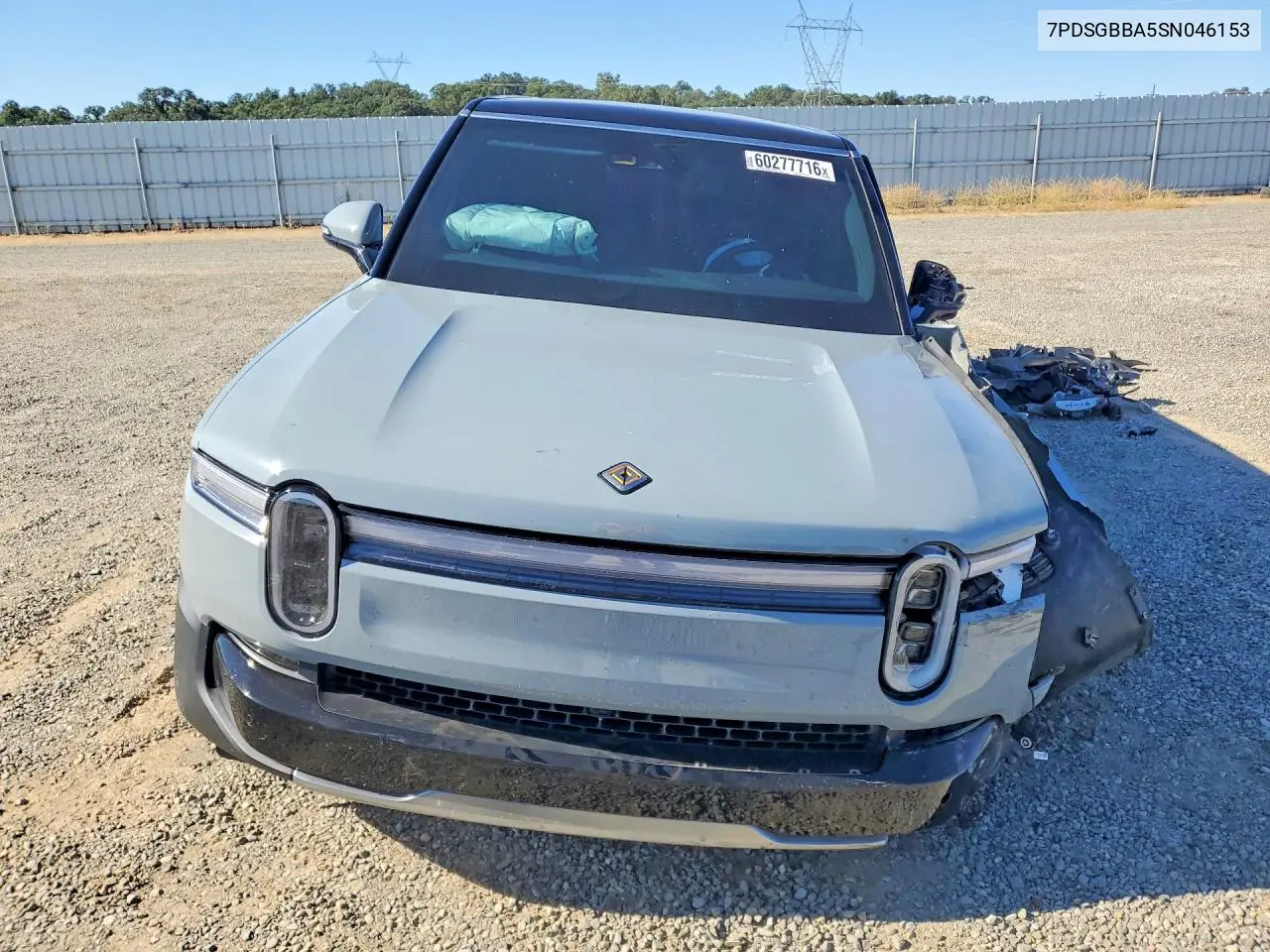 2025 Rivian R1S Adventure VIN: 7PDSGBBA5SN046153 Lot: 60277716