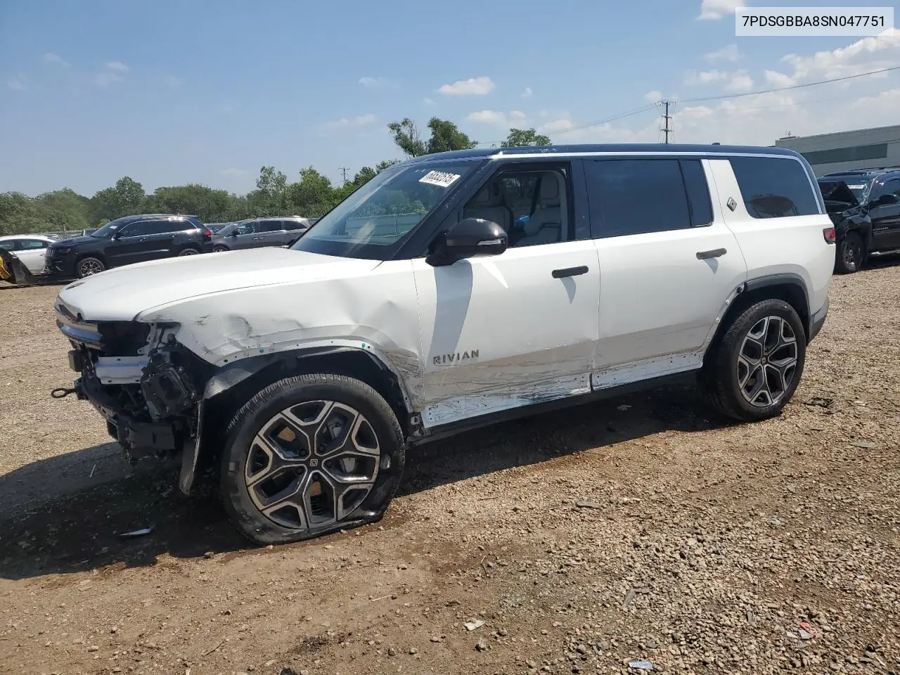 2025 Rivian R1S Adventure VIN: 7PDSGBBA8SN047751 Lot: 68532515
