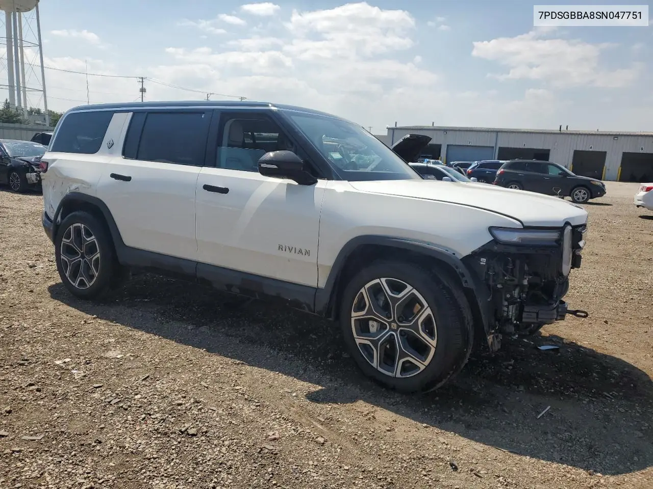 2025 Rivian R1S Adventure VIN: 7PDSGBBA8SN047751 Lot: 68532515