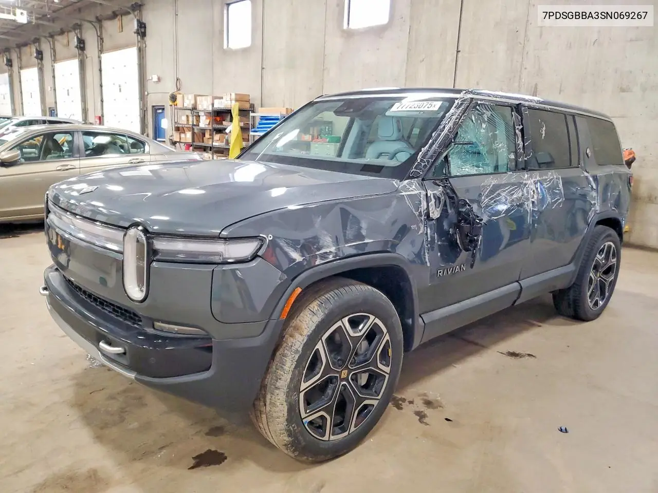 2025 Rivian R1S Adventure VIN: 7PDSGBBA3SN069267 Lot: 77723075