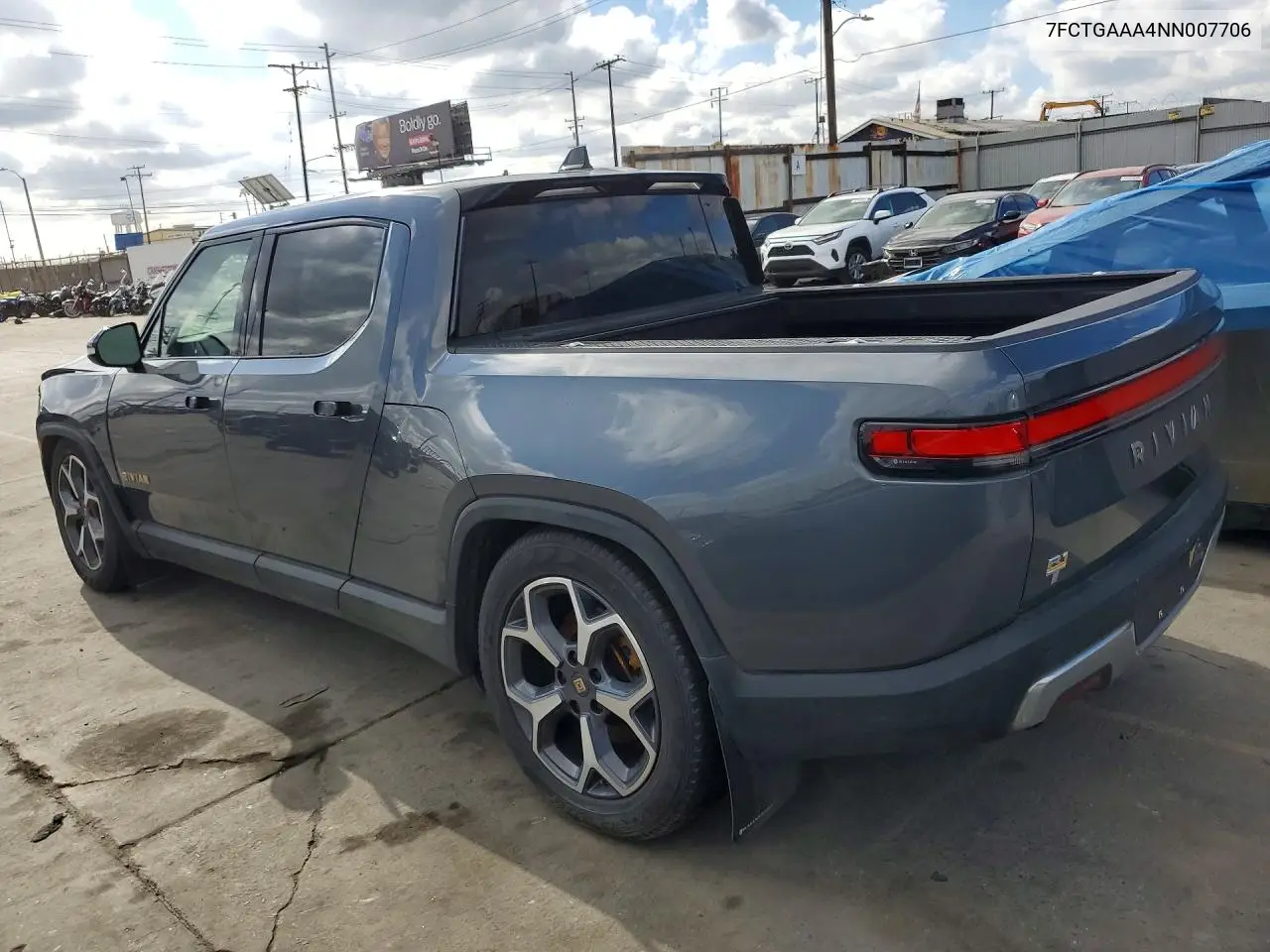 2022 Rivian R1T Adventure VIN: 7FCTGAAA4NN007706 Lot: 50673476