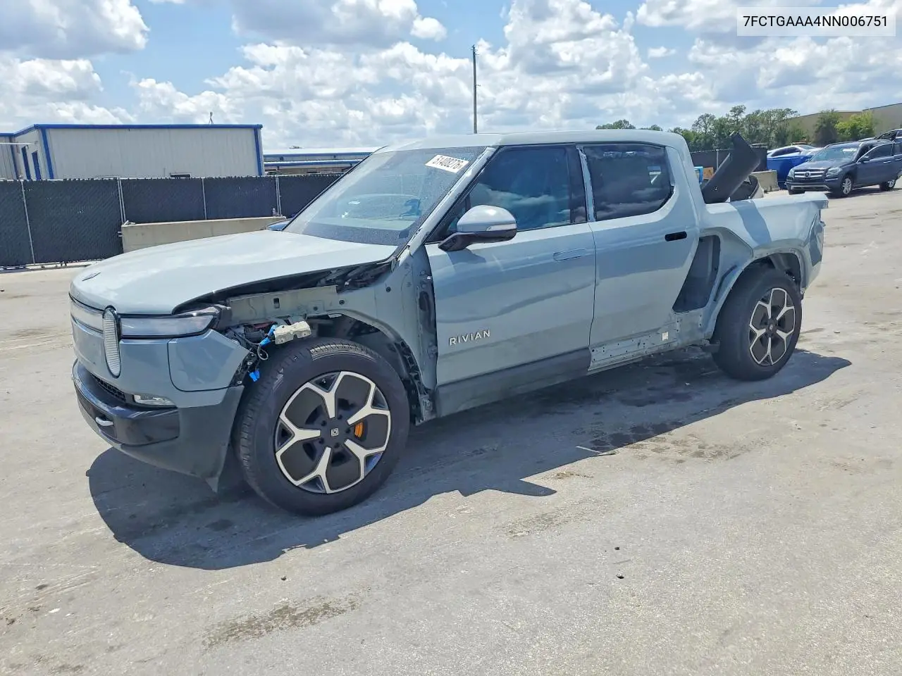2022 Rivian R1T Adventure VIN: 7FCTGAAA4NN006751 Lot: 51408276