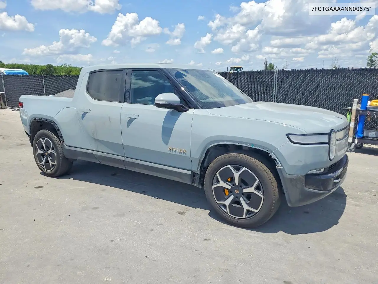 2022 Rivian R1T Adventure VIN: 7FCTGAAA4NN006751 Lot: 51408276