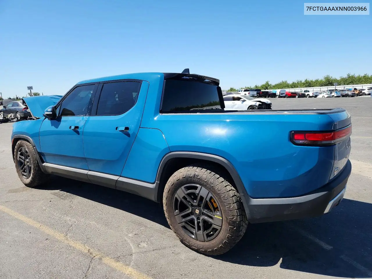 2022 Rivian R1T Adventure VIN: 7FCTGAAAXNN003966 Lot: 58499466