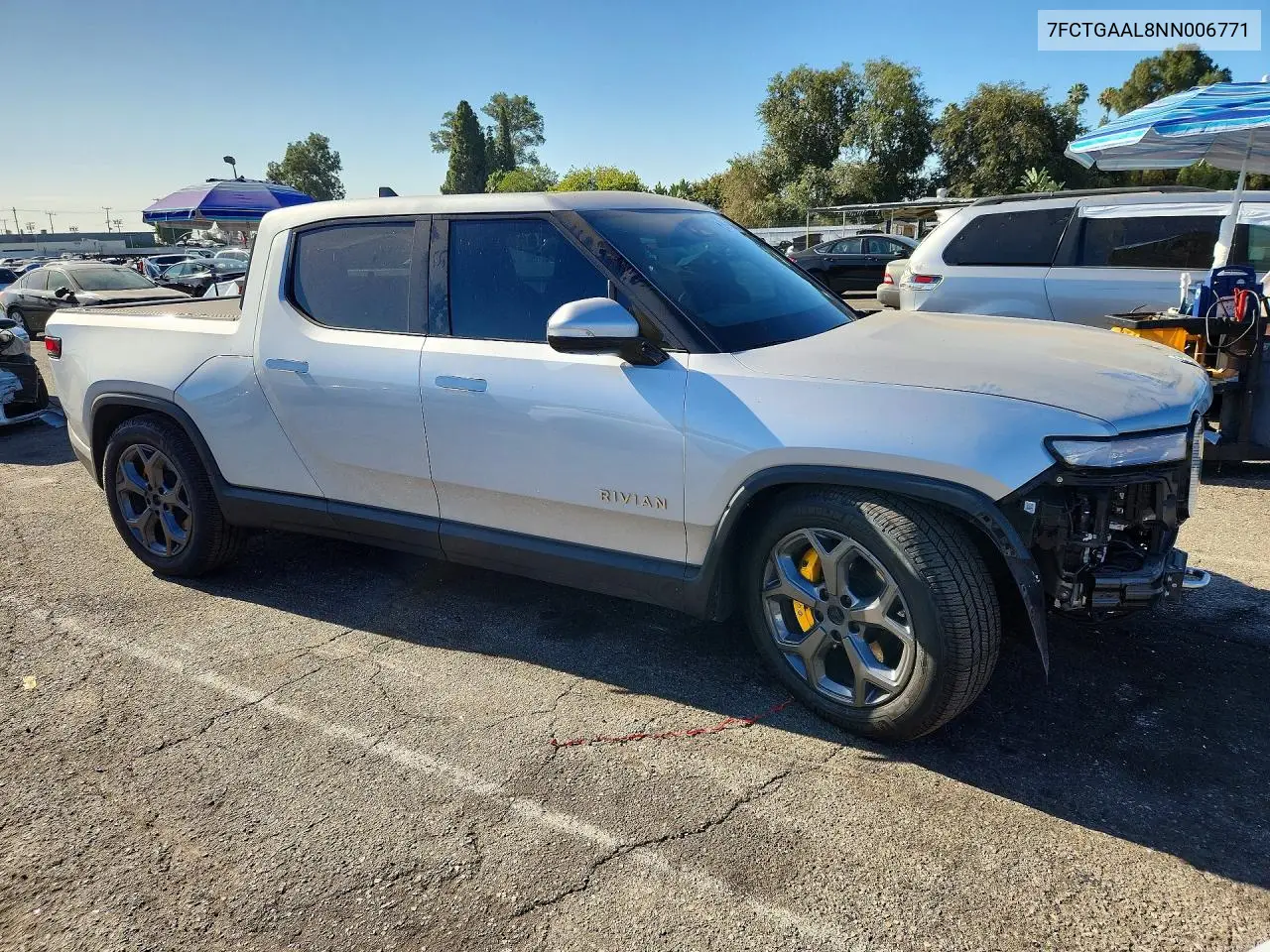 2022 Rivian R1T Launch Edition VIN: 7FCTGAAL8NN006771 Lot: 59996386