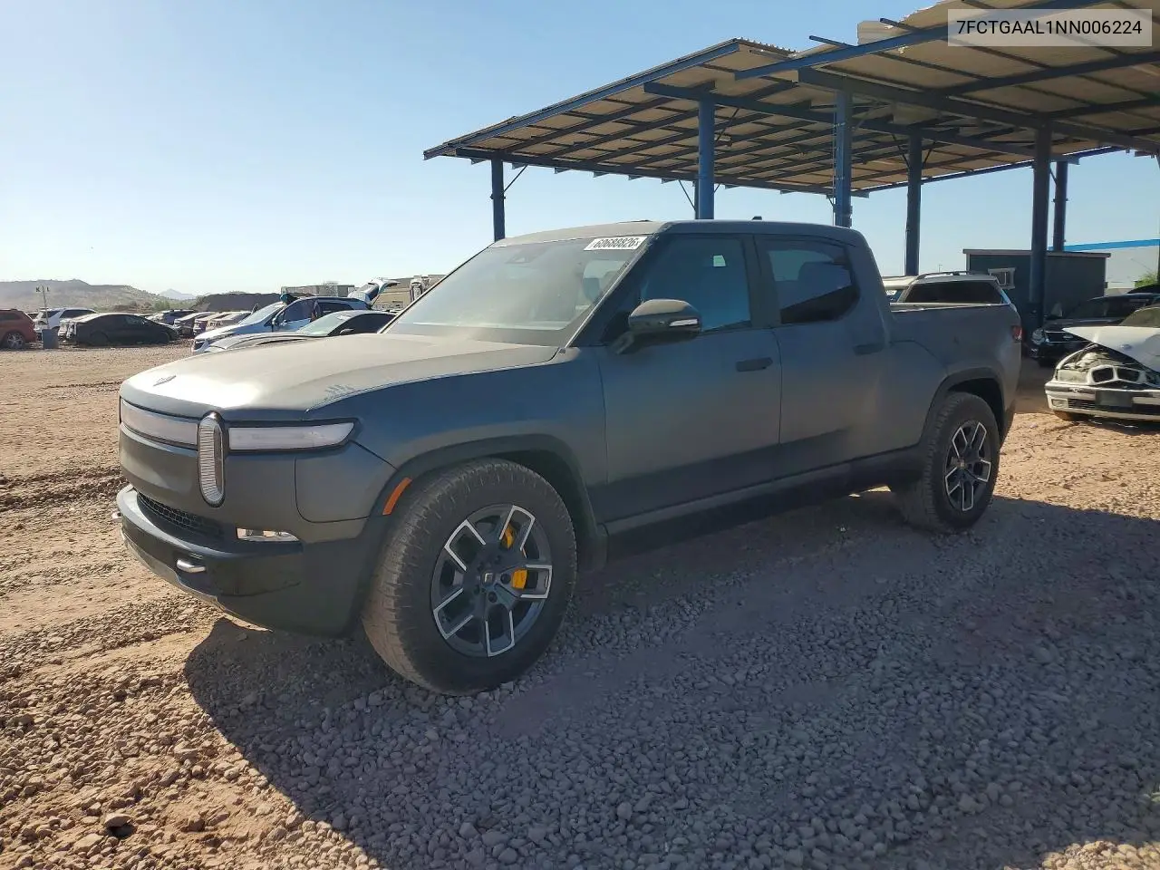 2022 Rivian R1T Launch Edition VIN: 7FCTGAAL1NN006224 Lot: 60688826