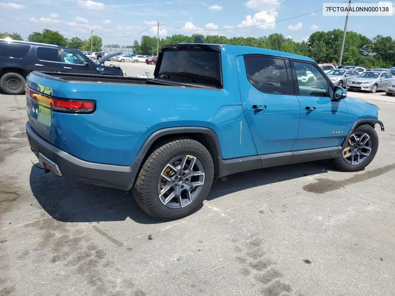 2022 Rivian R1T Launch Edition VIN: 7FCTGAAL0NN000138 Lot: 63055645