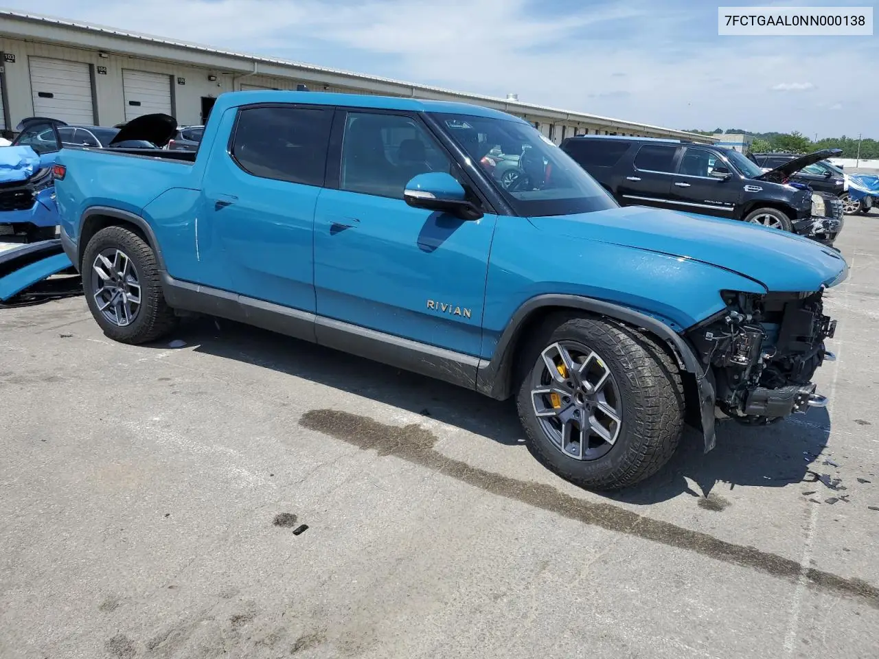 2022 Rivian R1T Launch Edition VIN: 7FCTGAAL0NN000138 Lot: 63055645