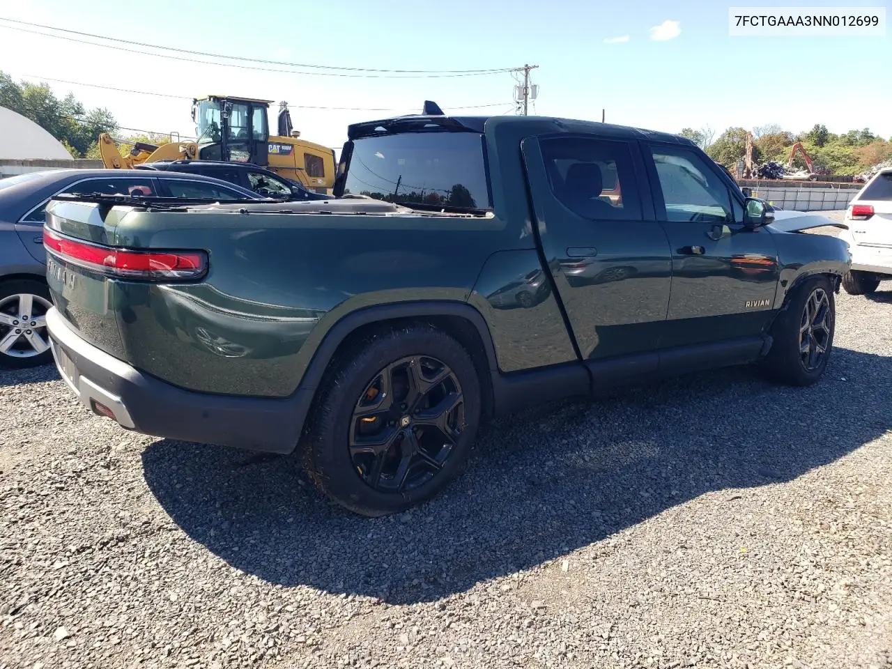 2022 Rivian R1T Adventure VIN: 7FCTGAAA3NN012699 Lot: 71674685