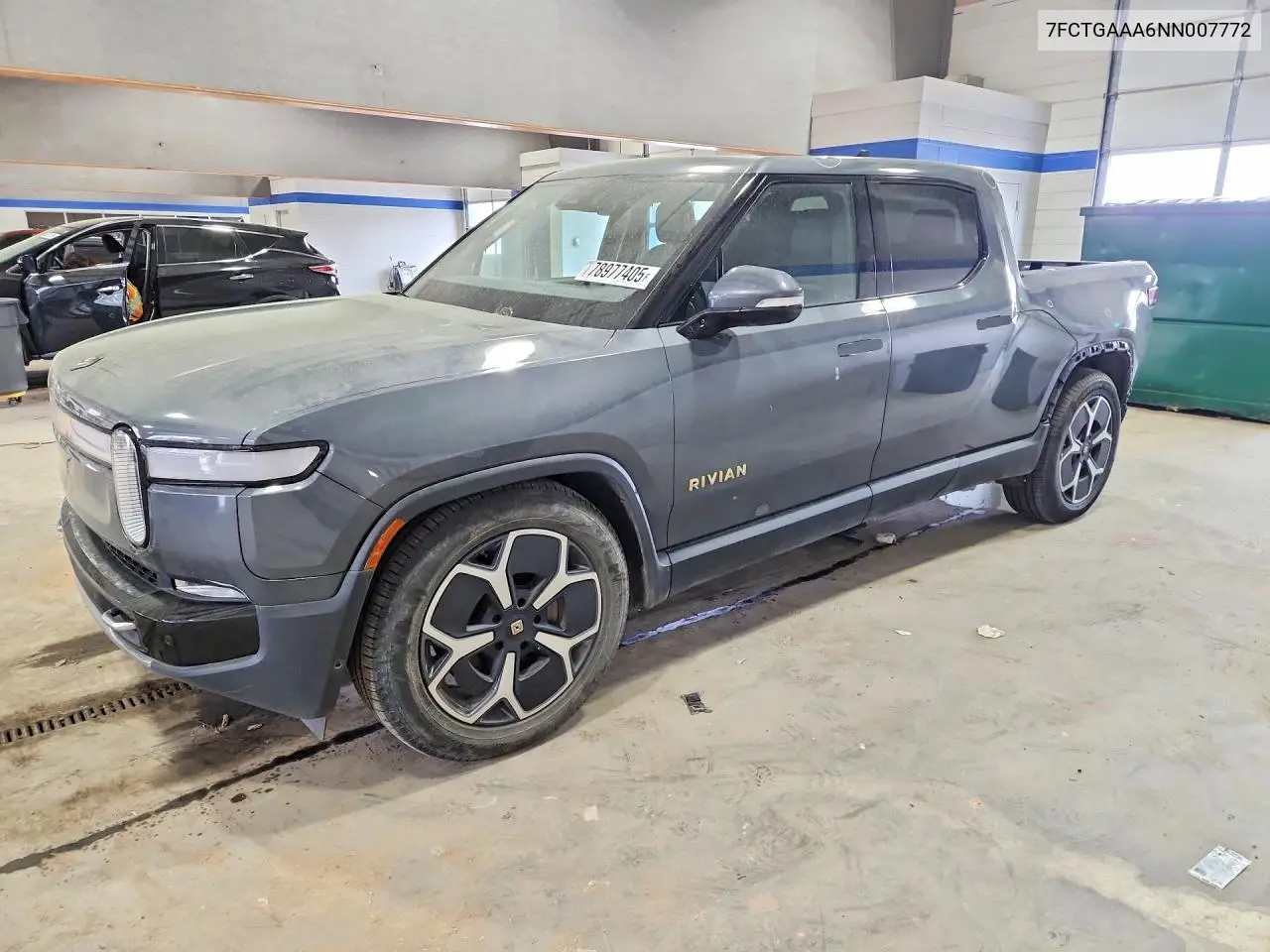 2022 Rivian R1T Adventure VIN: 7FCTGAAA6NN007772 Lot: 78977405