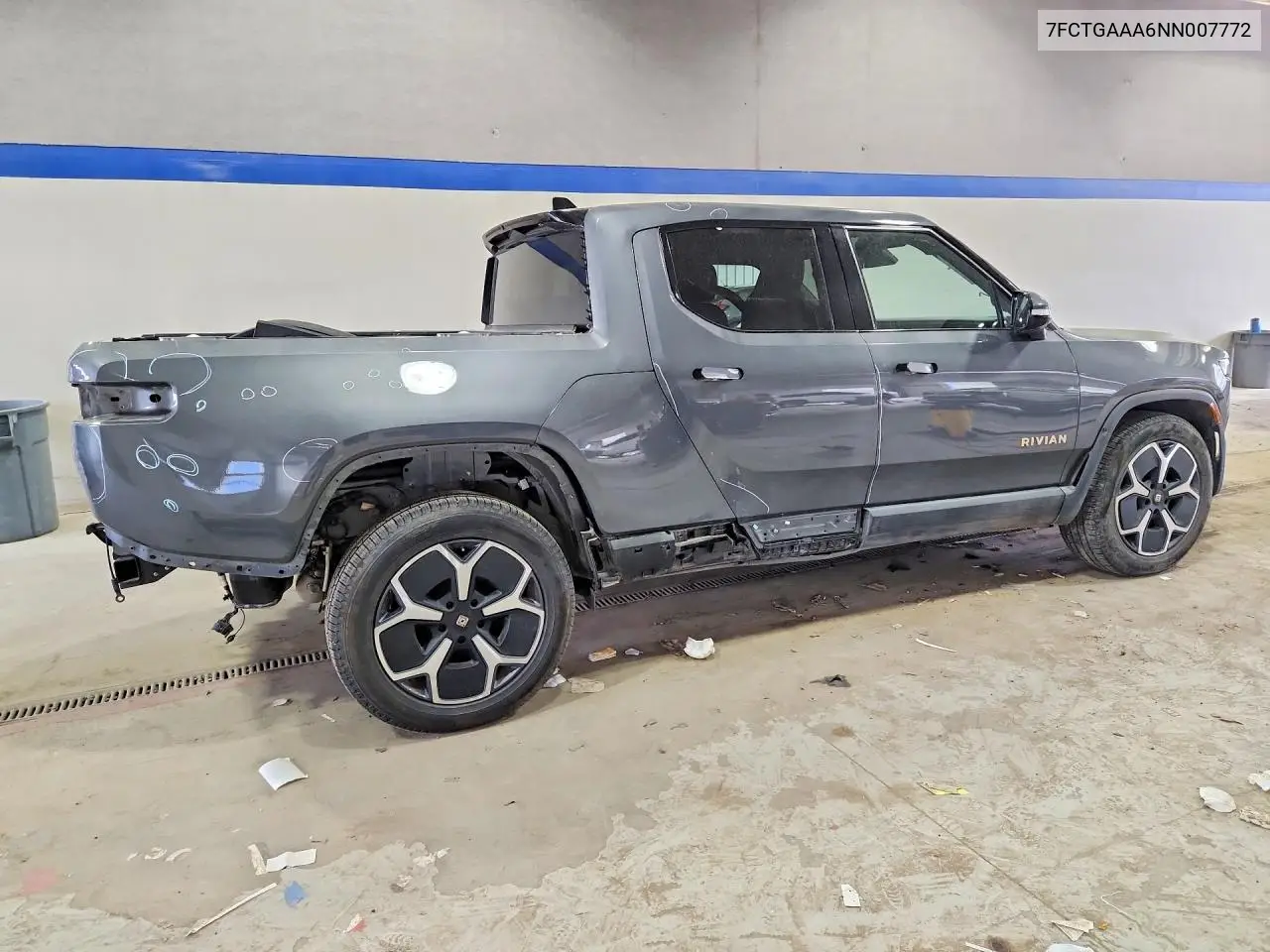 2022 Rivian R1T Adventure VIN: 7FCTGAAA6NN007772 Lot: 78977405