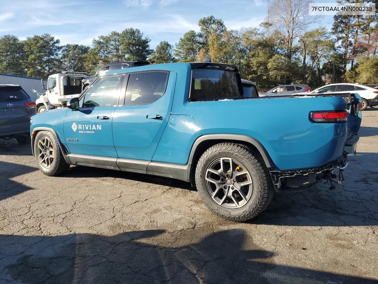 2022 Rivian R1T Launch Edition VIN: 7FCTGAAL4NN000238 Lot: 80204324