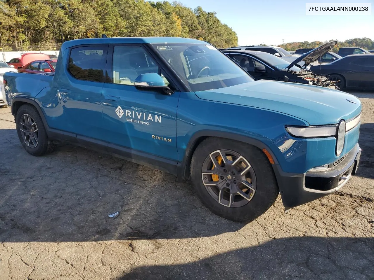 2022 Rivian R1T Launch Edition VIN: 7FCTGAAL4NN000238 Lot: 80204324