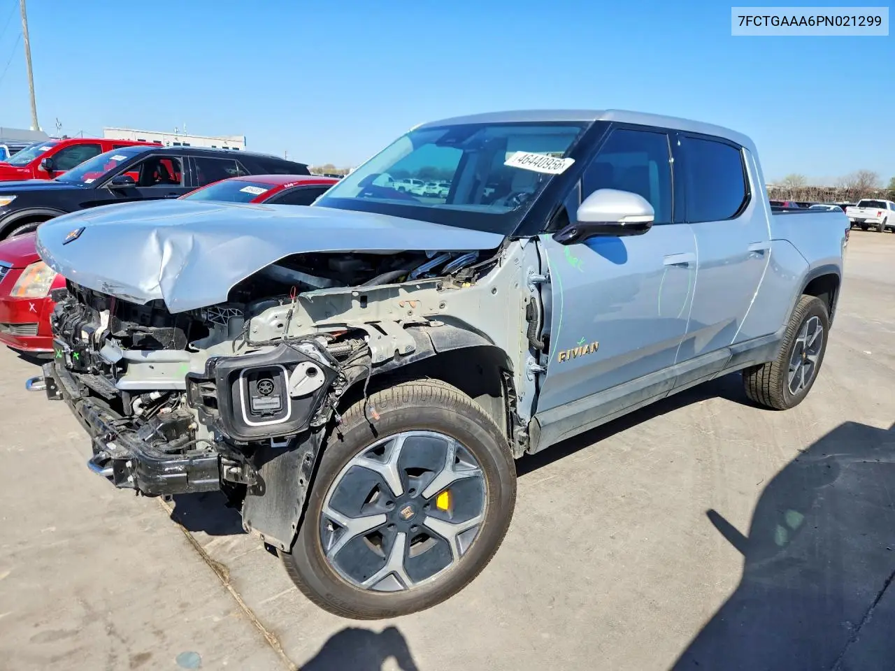 2023 Rivian R1T Adventure VIN: 7FCTGAAA6PN021299 Lot: 46440956