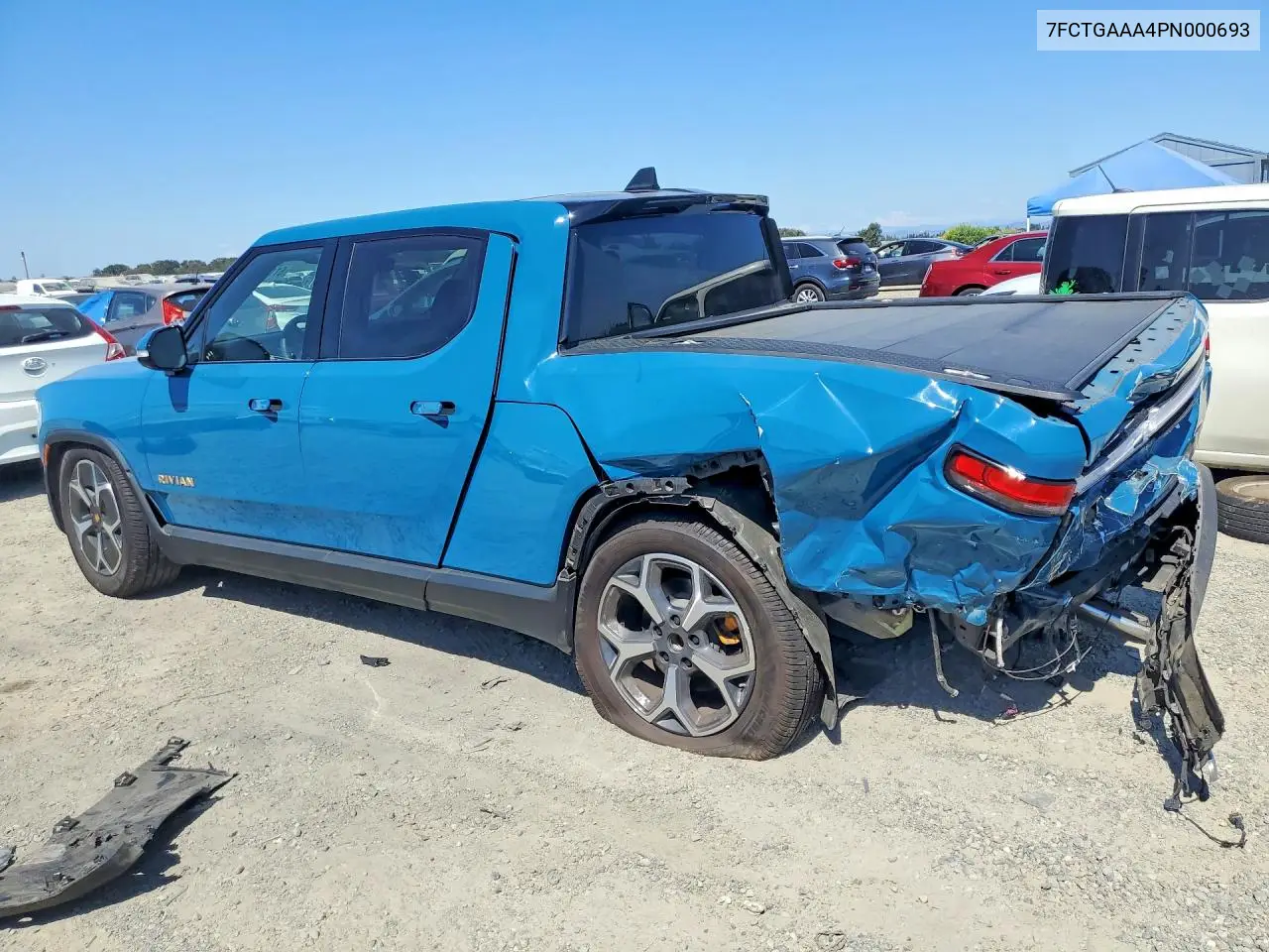 2023 Rivian R1T Adventure VIN: 7FCTGAAA4PN000693 Lot: 61186236
