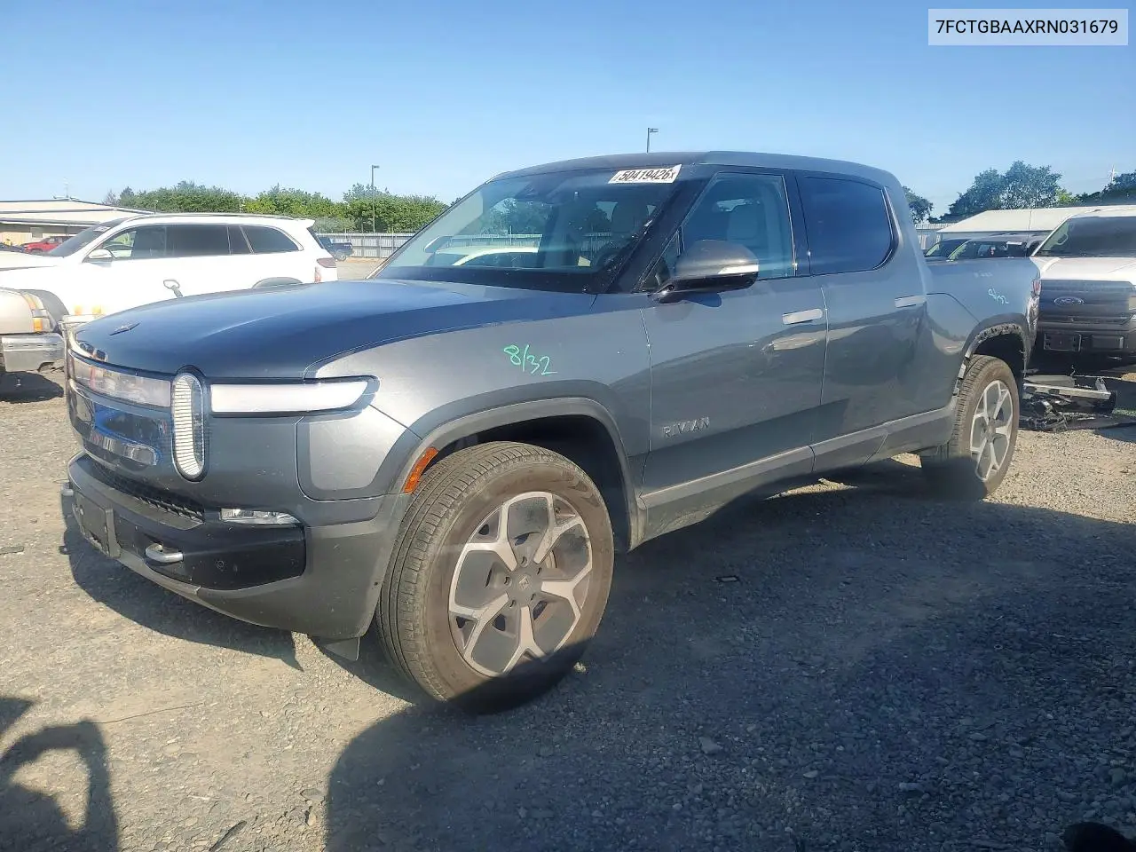 2024 Rivian R1T Adventure VIN: 7FCTGBAAXRN031679 Lot: 50419426