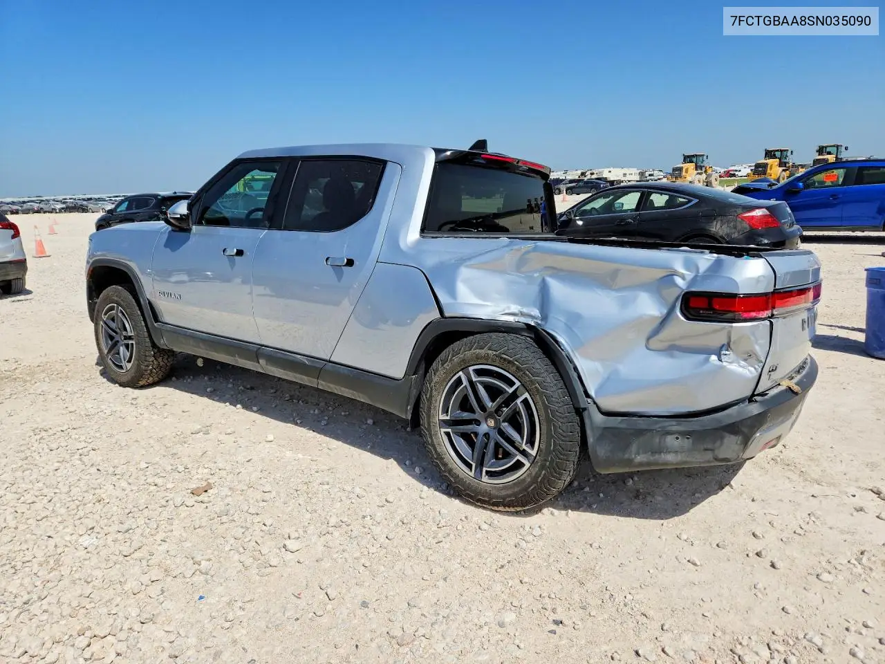 2025 Rivian R1T Adventure VIN: 7FCTGBAA8SN035090 Lot: 59009816