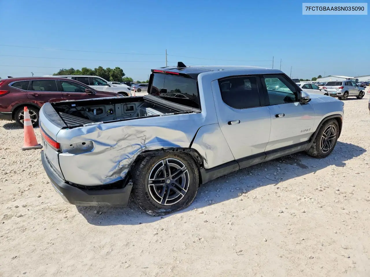 2025 Rivian R1T Adventure VIN: 7FCTGBAA8SN035090 Lot: 59009816