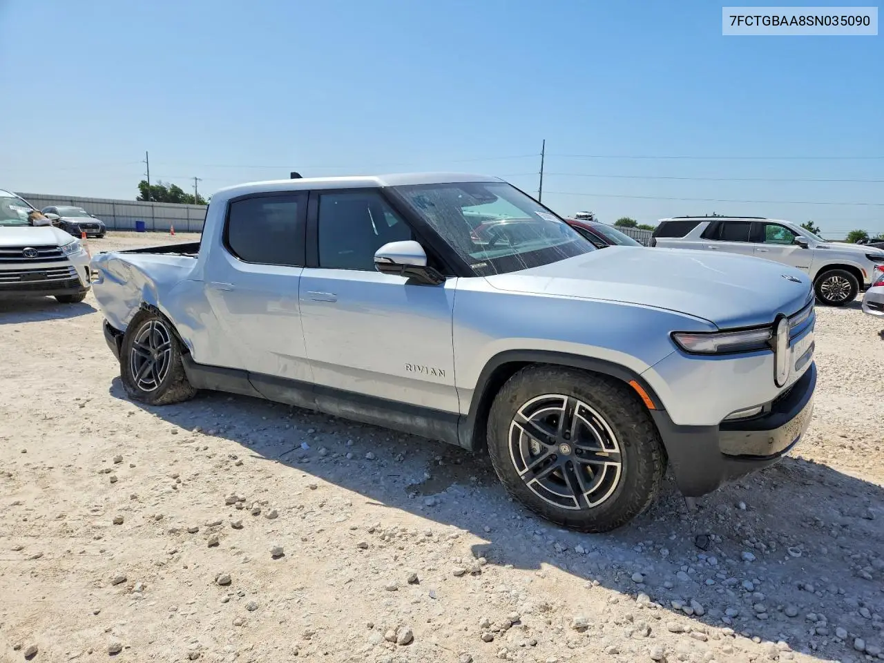 2025 Rivian R1T Adventure VIN: 7FCTGBAA8SN035090 Lot: 59009816