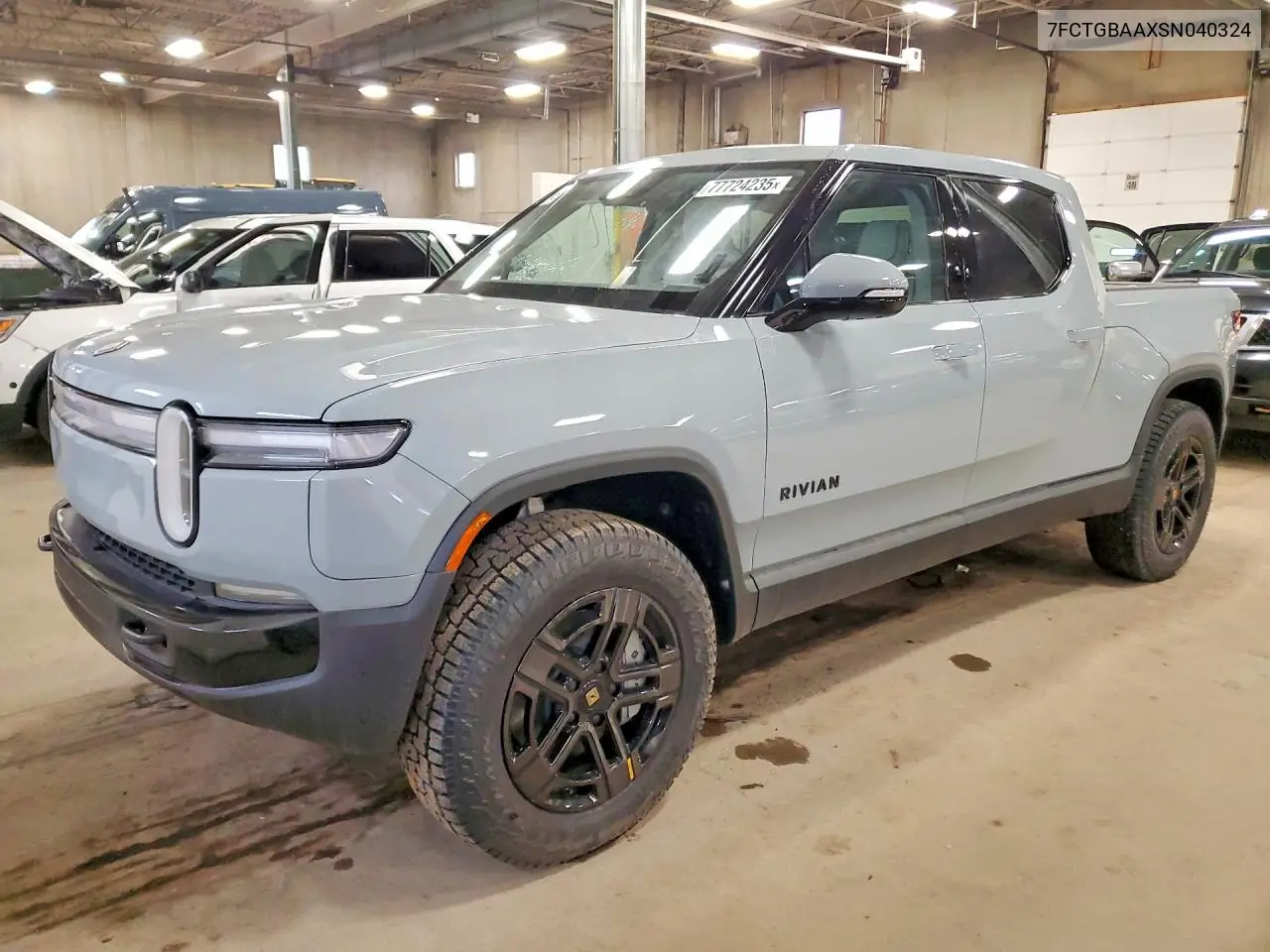 2025 Rivian R1T Adventure VIN: 7FCTGBAAXSN040324 Lot: 77724235