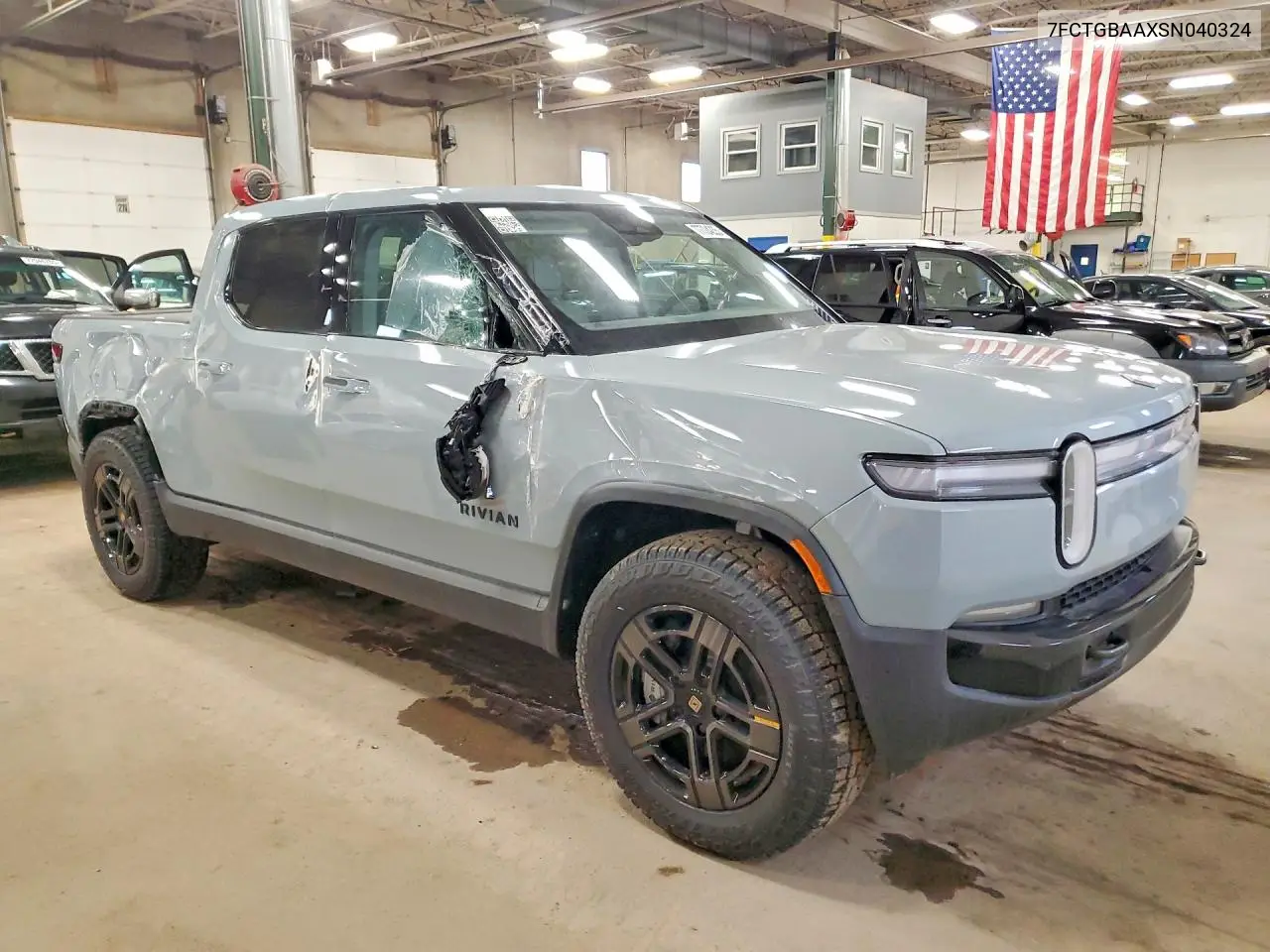 2025 Rivian R1T Adventure VIN: 7FCTGBAAXSN040324 Lot: 77724235