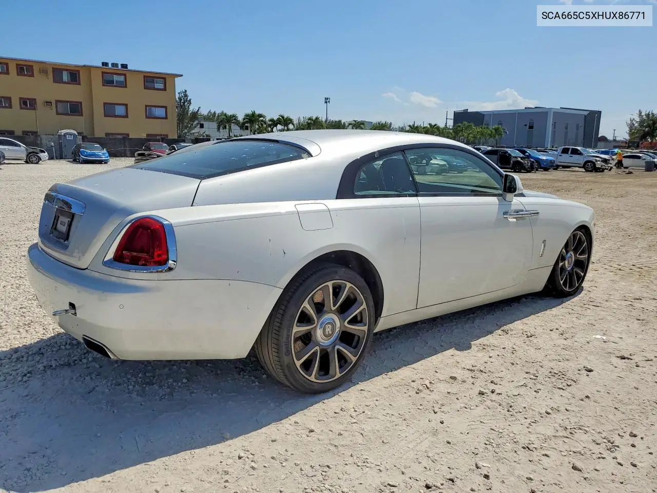 2017 Rolls-Royce Wraith VIN: SCA665C5XHUX86771 Lot: 52992466