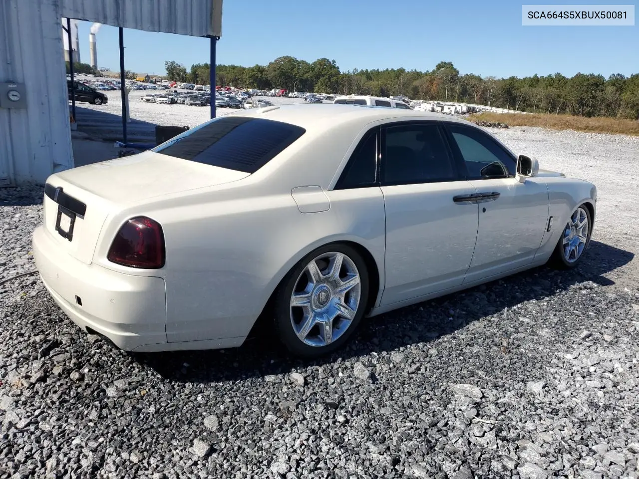 2011 Rolls Royce Ghost VIN: SCA664S5XBUX50081 Lot: 52546636