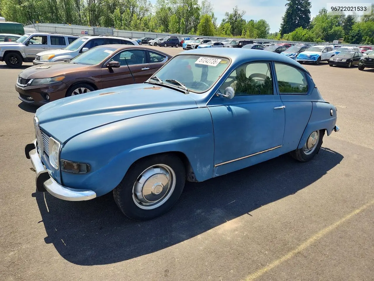 1970 Saab 000 Cd VIN: 96722021533 Lot: 57242736