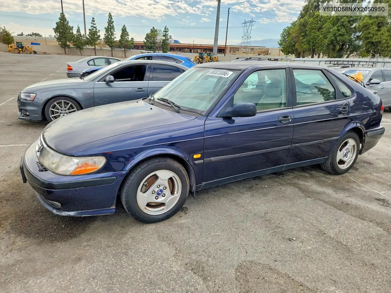 1999 Saab 9-3 S VIN: YS3DD58NXX2050950 Lot: 58323086