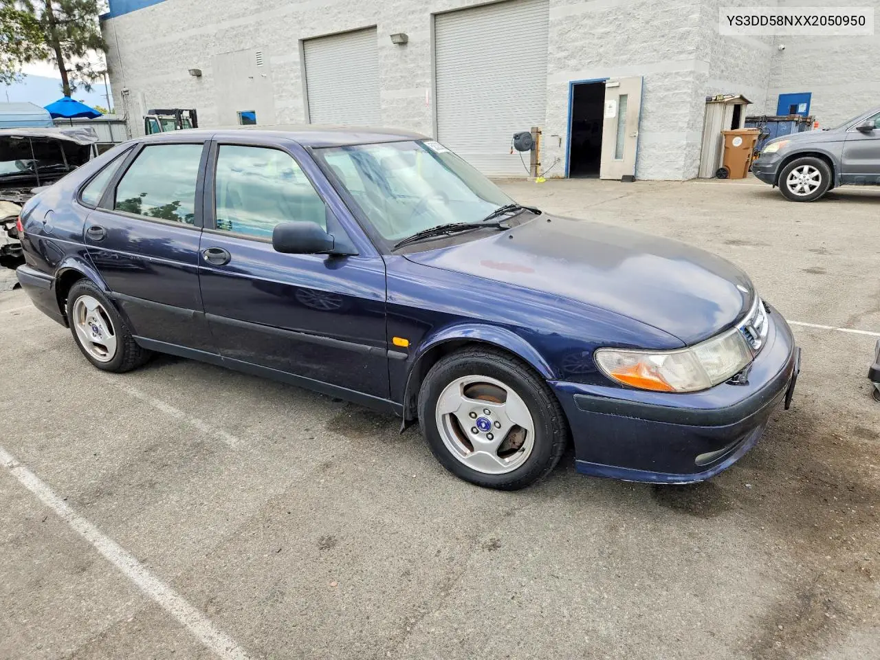 1999 Saab 9-3 S VIN: YS3DD58NXX2050950 Lot: 58323086