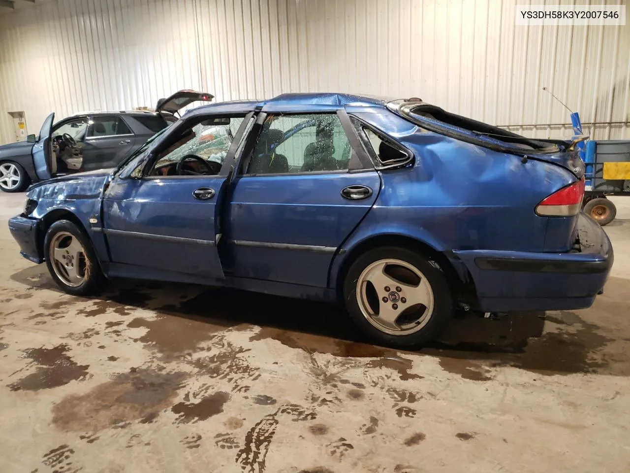 2000 Saab 9-3 VIN: YS3DH58K3Y2007546 Lot: 69401424