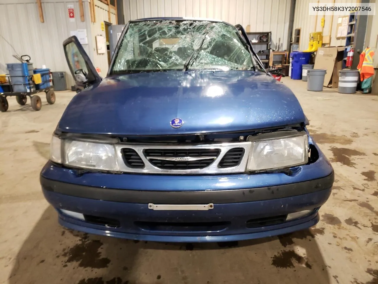 2000 Saab 9-3 VIN: YS3DH58K3Y2007546 Lot: 69401424