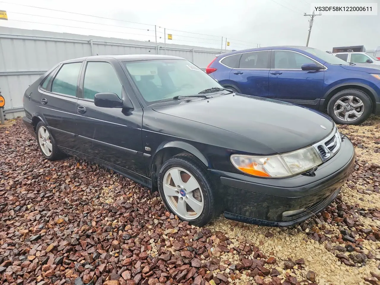 2002 Saab 9-3 Se VIN: YS3DF58K122000611 Lot: 54356356