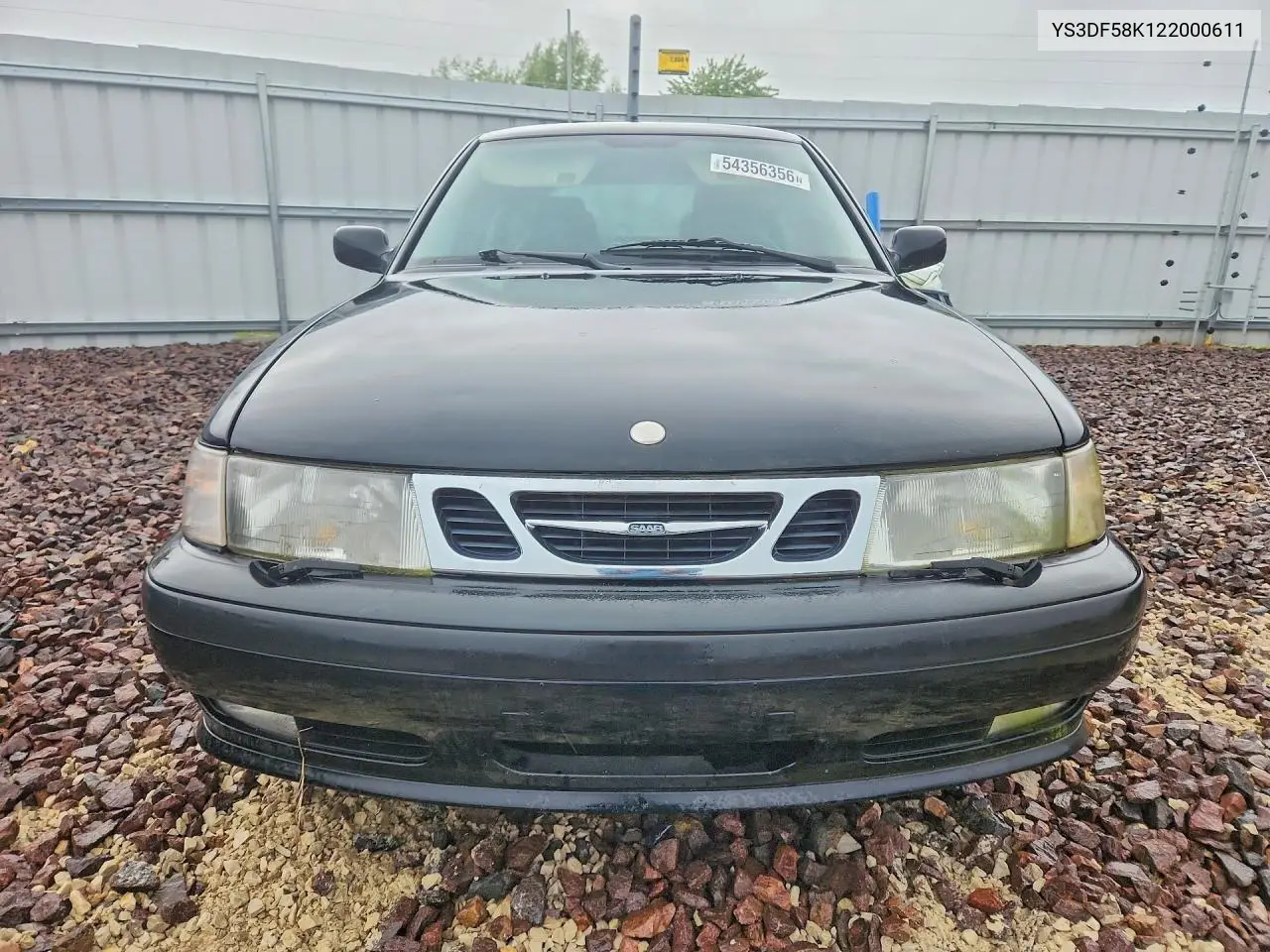 2002 Saab 9-3 Se VIN: YS3DF58K122000611 Lot: 54356356