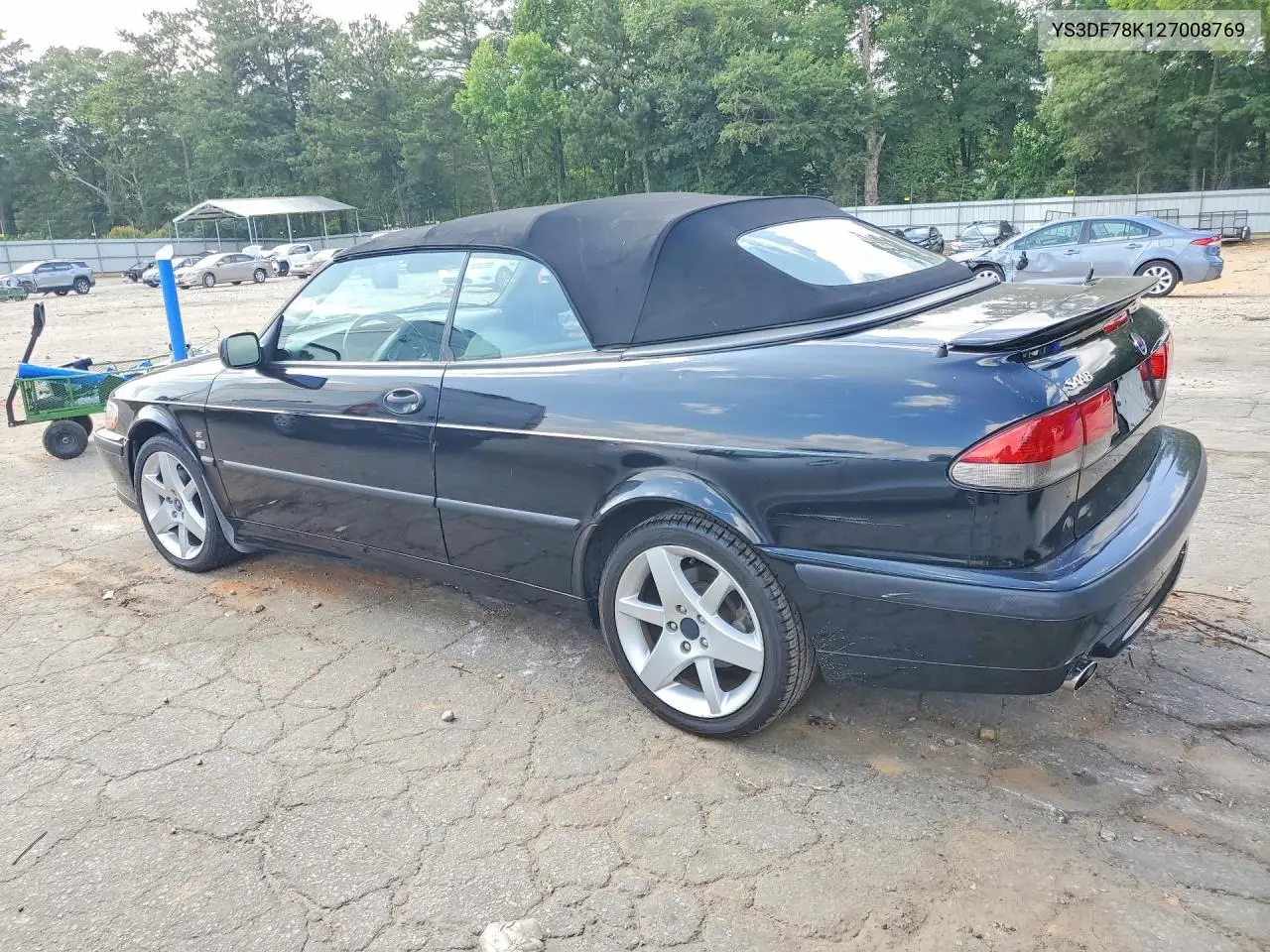 2002 Saab 9-3 Se VIN: YS3DF78K127008769 Lot: 58087606