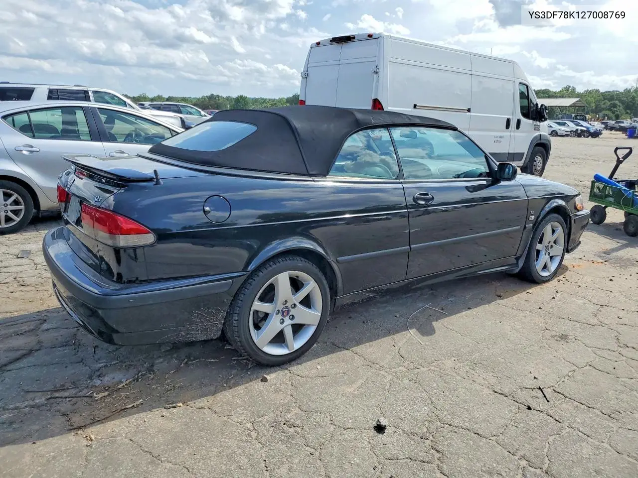 2002 Saab 9-3 Se VIN: YS3DF78K127008769 Lot: 58087606
