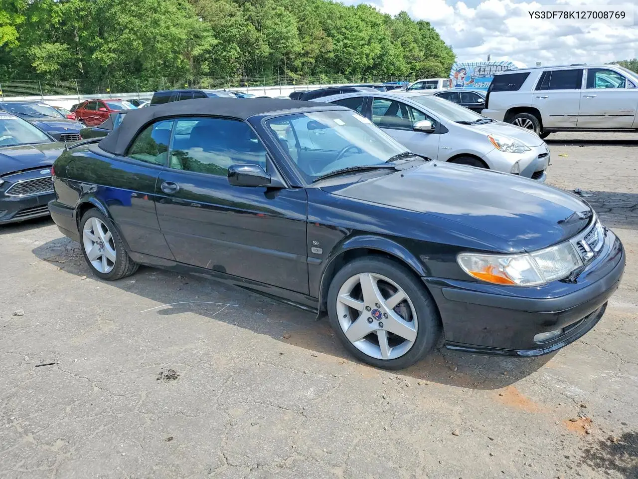 2002 Saab 9-3 Se VIN: YS3DF78K127008769 Lot: 58087606