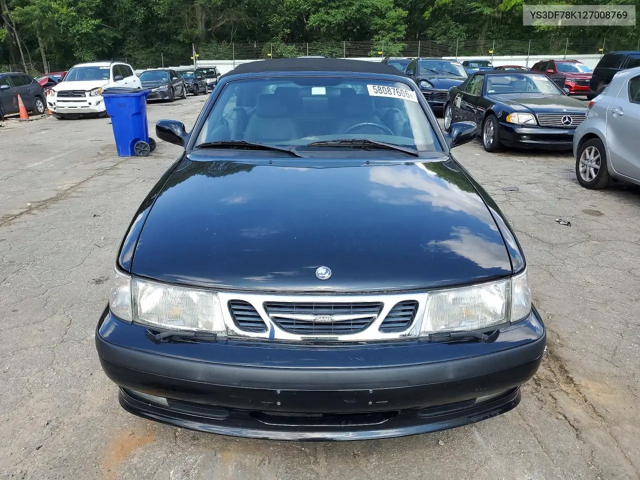 2002 Saab 9-3 Se VIN: YS3DF78K127008769 Lot: 58087606